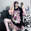 Wild Two-Dimensional Printing Fake Two T-Shirts