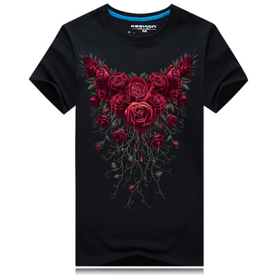 Men's short sleeved 3D T-shirt