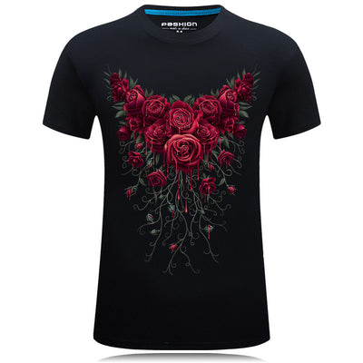 Men's short sleeved 3D T-shirt