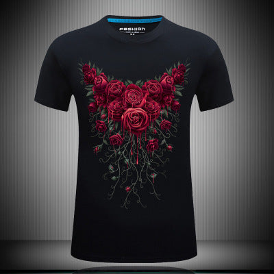 Men's short sleeved 3D T-shirt