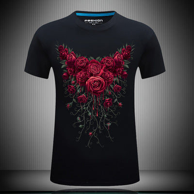 Men's short sleeved 3D T-shirt