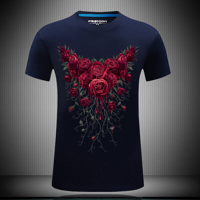 Men's short sleeved 3D T-shirt